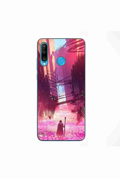 OEM Husa compatibila cu Huawei P30 Lite Silicon Gel Tpu Model Fantasy Wizard
