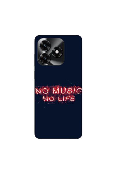 OEM Θήκη συμβατή με Honor X5c Plus Σιλικόνης Gel TPU Μοντέλο No Music No Life