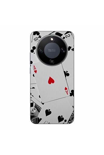 OEM Θήκη συμβατή με Honor Magic8 Lite από σιλικόνη gel TPU με σχέδιο τραπουλό...