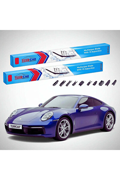 TEAMCAR Ștergătoare Porsche 911 Carrera 4 992 2021-2024 |   Set frontal plat ...