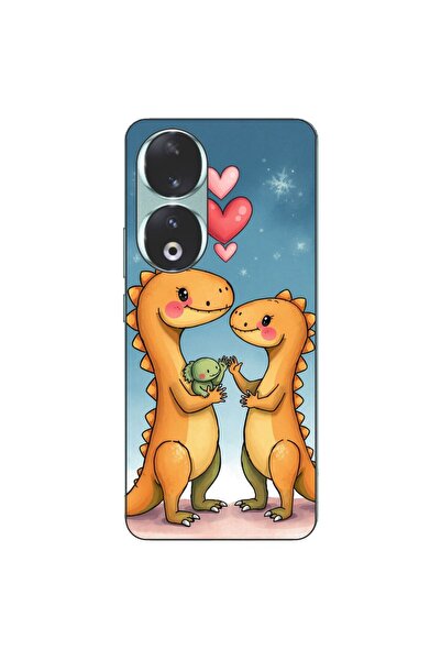 OEM Θήκη συμβατή με Honor 90 5G Σιλικόνης Gel TPU Μοντέλο Χαριτωμένη Οικογένε...