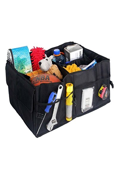 OEM Black Foldable Car Organizer Holder 56x39x26.5cm