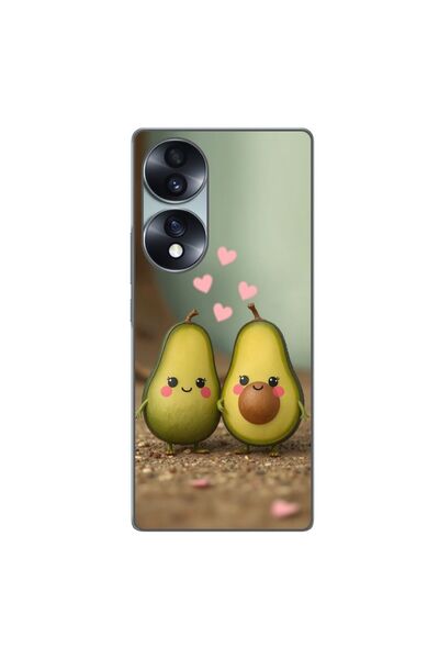 OEM Husa compatibila cu Honor 70 Silicon Gel Tpu Model Kawaii Avocados in Love