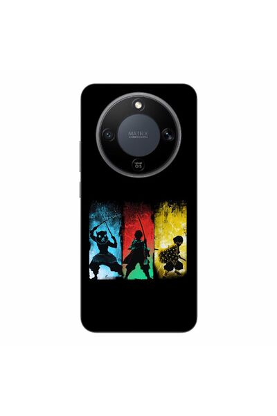 OEM Husa compatibila cu Honor Magic8 Lite Silicon Gel Tpu Model Demon Slayer ...