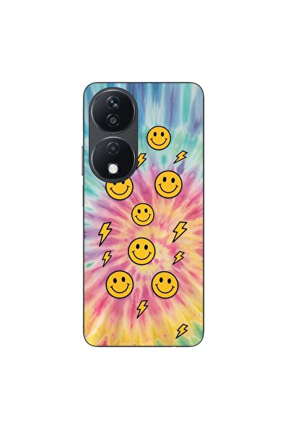 OEM Husa compatibila cu Honor X7b Silicon Gel Tpu Model Retro Smiley Faces