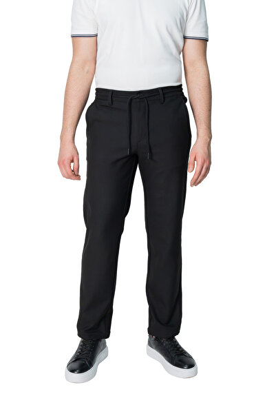 Regular Fit Kesim Yan Cep Likralı Beli Lastikli Jogger Erkek Pantolon