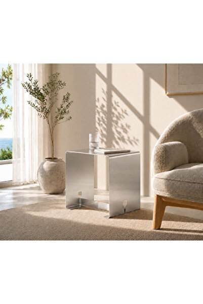 steelthesign MONOARC SERİSİ DEKORATİF SEHPA - PASLANMAZ