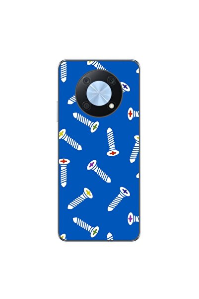 OEM Θήκη συμβατή με Huawei Nova Y90, από σιλικόνη gel TPU, με σχέδιο βιδών.