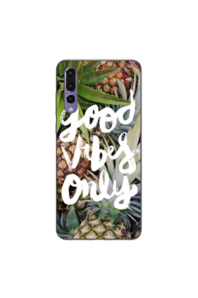 OEM Θήκη συμβατή με Huawei P20 Pro Σιλικόνης Gel TPU Μοντέλο Good Vibes Only