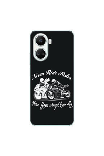 OEM Husa compatibila cu Huawei Nova 10 SE Silicon Gel Tpu Model Never Ride Fa...