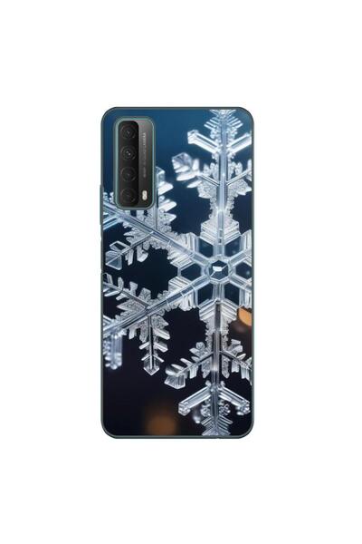 OEM Husa compatibila cu Huawei P Smart 2021 Silicon Gel Tpu Model Big Snowflake