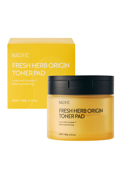 Nacific Dischete tonifiante multifuncționale, Fresh Herb Origin, 180 ml, 60 b...