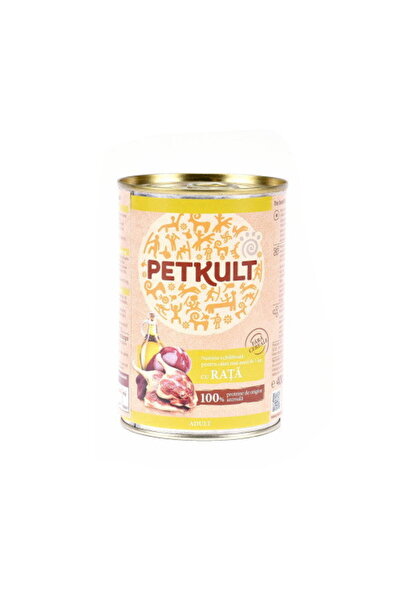 PetKult Hrana umeda pentru caini Adult cu rata 400 g
