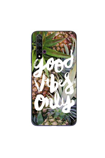 OEM Θήκη συμβατή με Huawei Nova 5T, από σιλικόνη gel TPU, μοντέλο Good Vibes ...