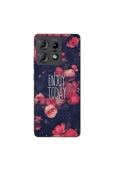 OEM Husa compatibila cu Motorola Edge 50 Pro Silicon Gel Tpu Model Enjoy Today