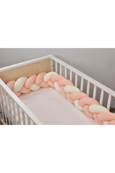 Baby Oliver Πλεξούδα τριπλή βαμβακερή 20X200 με ειδική εσωτερική επένδυση Des...