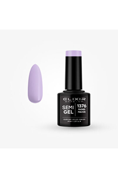 Elixir SEMI GEL (ΗΜΙΜΟΝΙΜΟ BΕΡΝΙΚΙ) - 1376 (FADED MAUVE) 8ML