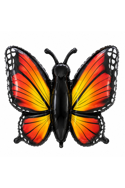 BeySüS Orange Winged Butterfly Foil Balloon