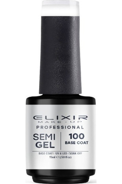 Elixir 100 BASE COAT ΓΙΑ ΗΜΙΜΟΝΙΜΑ ΒΕΡΝΙΚΙΑ 15ML