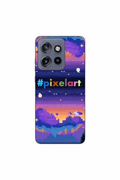 OEM Husa compatibila cu Motorola Edge 50 Neo Silicon Gel Tpu Model Pixel Art ...