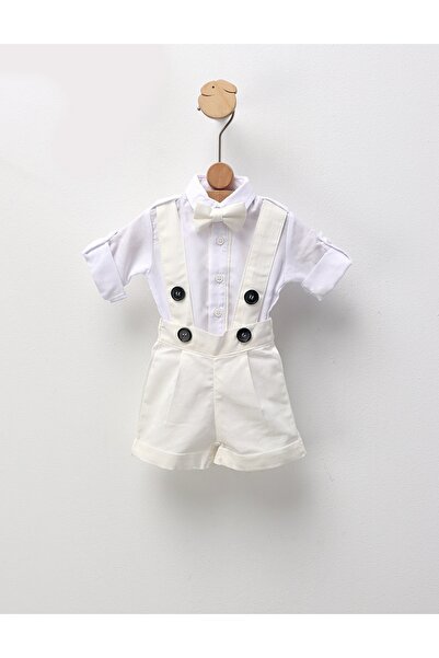 MiniKids Set elegant 3 piese Pavel ecru