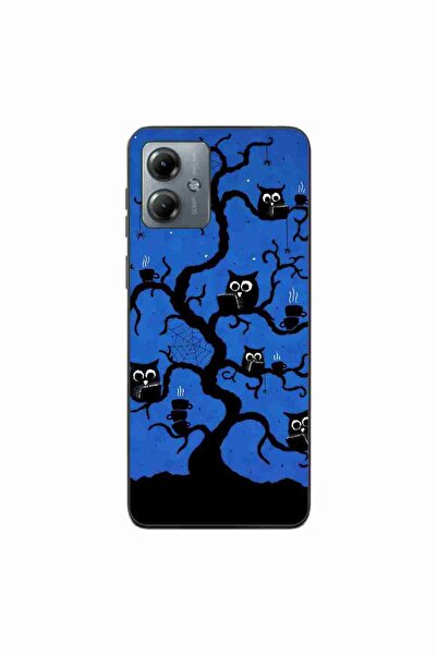 OEM Husa compatibila cu Motorola Moto G14 Silicon Gel Tpu Model Halloween Tre...