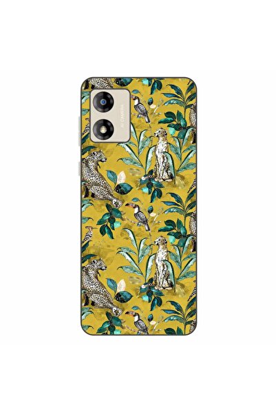 OEM Husa compatibila cu Motorola Moto E13 Silicon Gel Tpu Model Yellow Jungle...