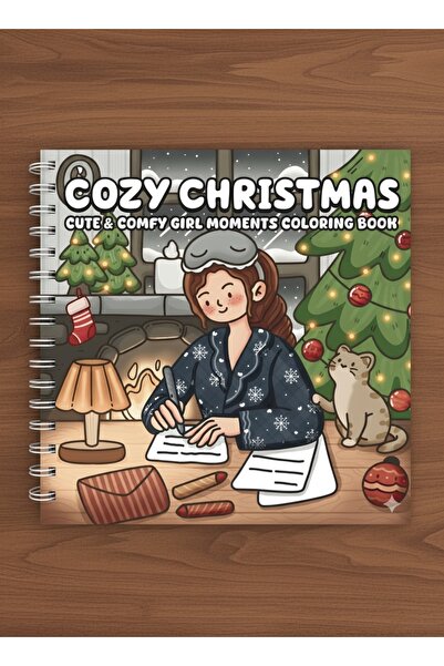 JACA Cozy Christmas Boyama Kitabı KALIN SAYFALAR(21x21cm)