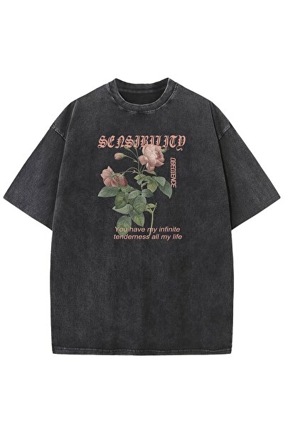 bellanova Unisex Oversize Printed T-Shirt Streetwear Comfortable Fit Daily Pr...