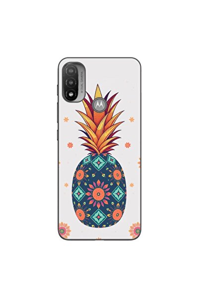 OEM Калъф, съвместим с Motorola Moto E20, силиконов гел TPU, с флорален десен...