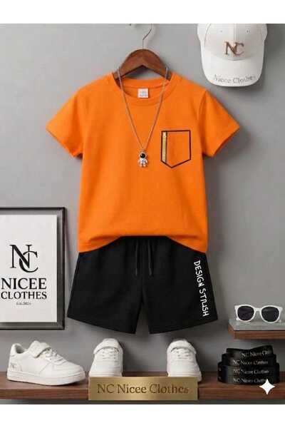 NC Nicee Clothes ΚΑΛΟΚΑΙΡΙΝΟ ΠΑΙΔΙΚΟ ΜΠΛΟΥΖΑΚΙ ΚΑΙ ΣΟΡΤΣ UNISEX (ΜΕ ΣΤΑΜΠΑ ΤΣ...
