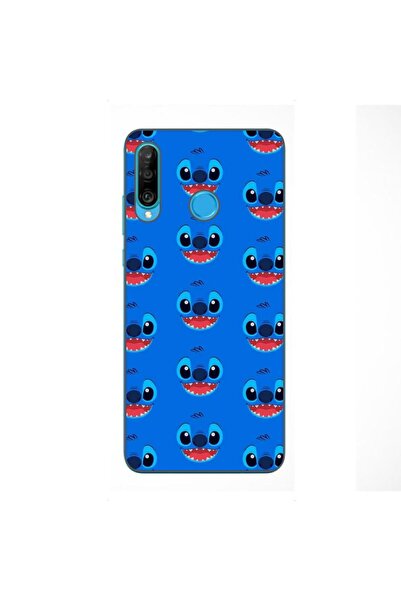OEM Husa compatibila cu Huawei P30 Lite Silicon Gel Tpu Model Stitch Face Pat...