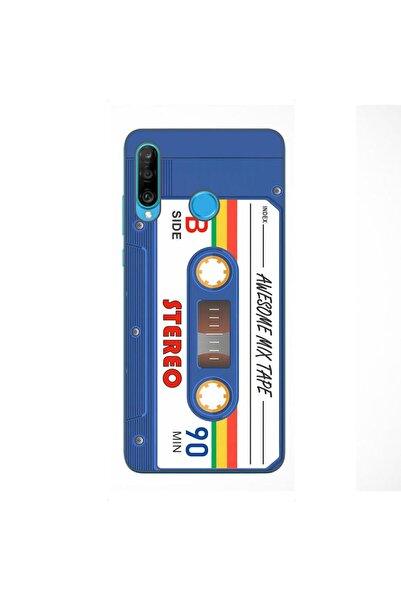 OEM Husa compatibila cu Huawei P30 Lite Silicon Gel Tpu Model Caseta Vintage ...