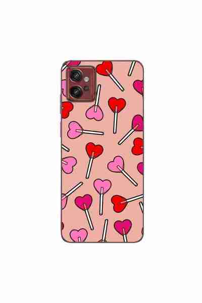 OEM Θήκη συμβατή με Motorola Moto G32 Σιλικόνης Τζελ TPU με σχέδιο Καρδιές Βα...
