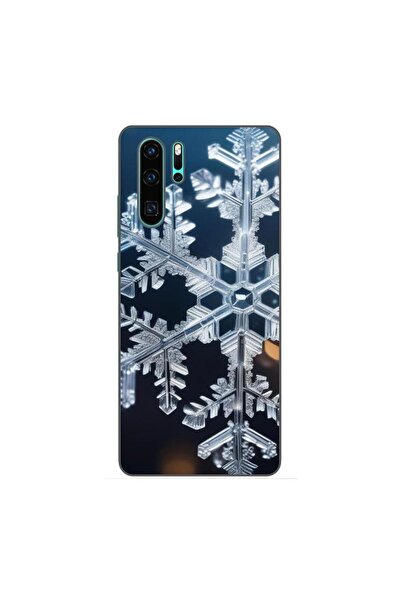 OEM Θήκη συμβατή με Huawei P30 Pro Σιλικόνης Gel TPU Μοντέλο Μεγάλη Χιονονιφάδα