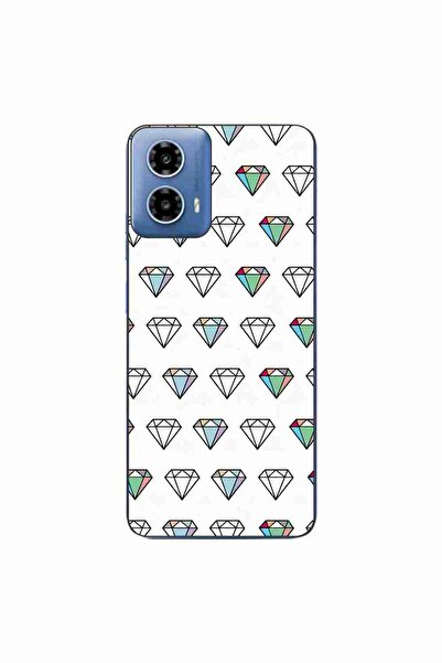 OEM Husa compatibila cu Motorola Moto G34 Silicon Gel Tpu Model Diamonds Patt...