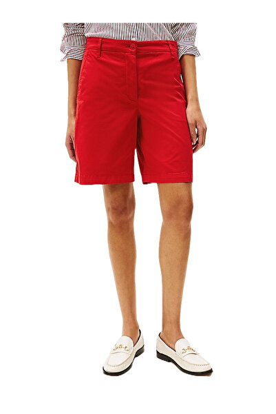 Tommy Hilfiger Γυναικείο Σορτς Κόκκινο WW0WW42457-XLD