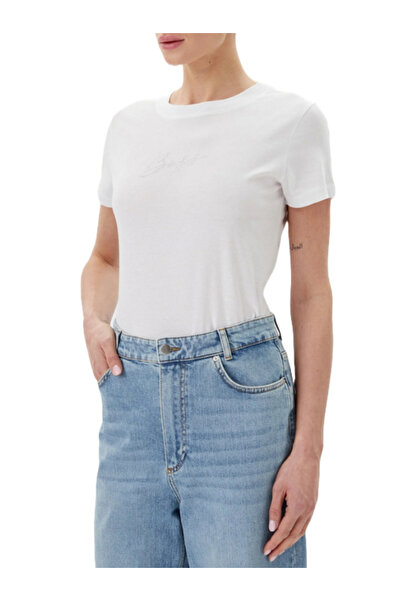 HUGO Γυναικείο C Esogo 2 MA Crystal T-Shirt Λευκό 50538826-101