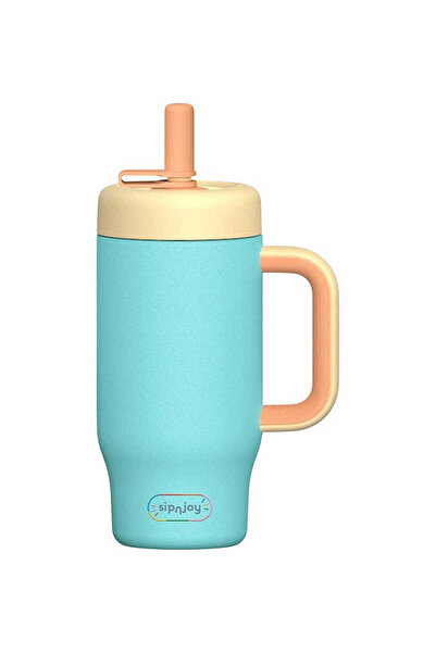 SipnJoy - Handlehug Tumbler 550 Ml - Turkuaz 3000-550-06