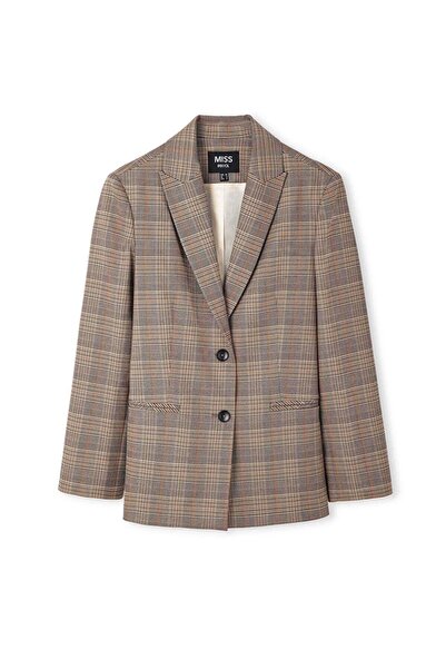 MISS IPEKYOL Ekose desen blazer