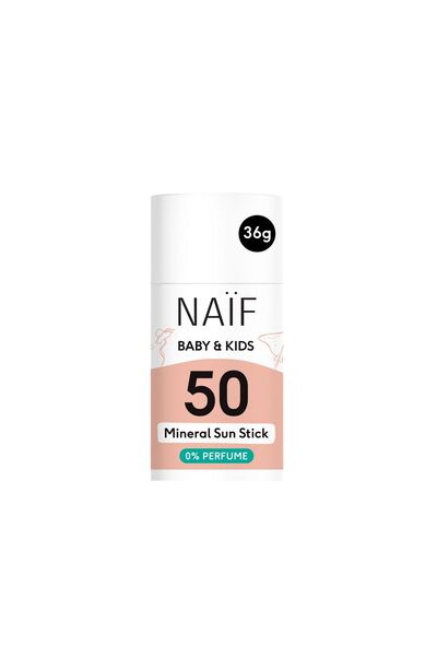 Naif Mineral Αντηλιακό Stick, Χωρίς Άρωμα, Προσώπου-Σώματος, για Βρέφη & Παιδ...