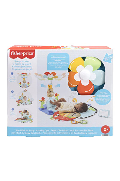 FISHER PRICE Фишър-Прайс 3-в-1 Бебешка активна гимнастика