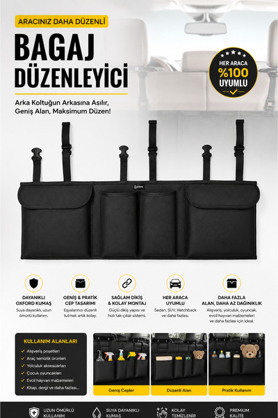 MARVA 4 Cepli Bagaj Organizeri - Bagaj Düzenleyici