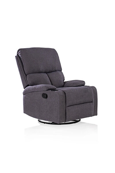 Midas Furniture LINEN SWIVEL RECLINER 79X97X102 CM GREY