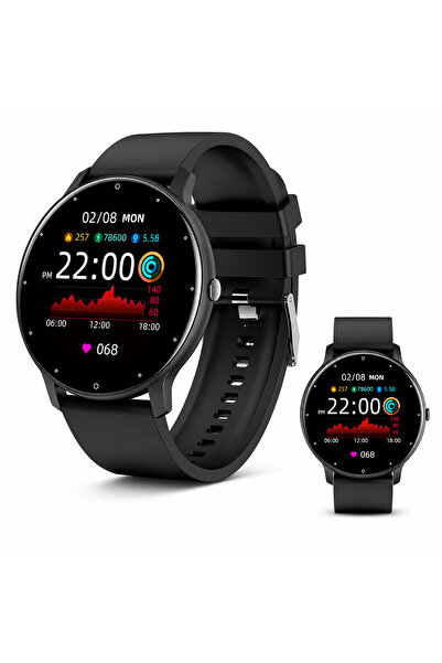 ömya Smartwatch Fitness Watch, 1.28 Inch Round Touch Screen, IP67, 8 Sports M...