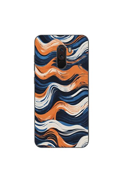 OEM Husa compatibila cu Xiaomi Pocophone F1 Silicon Gel Tpu Model Abstract Cr...