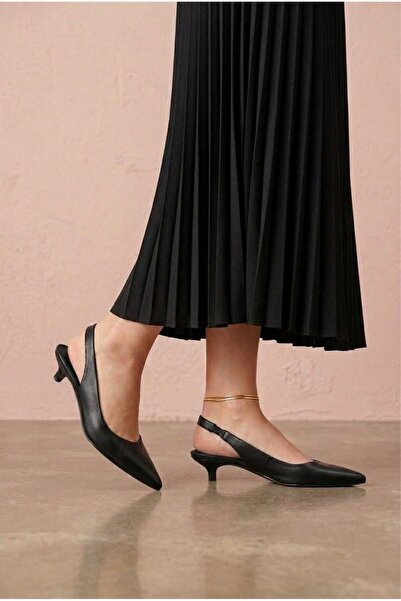 HİGHRUN Women's Classic Pointed Toe Low Heel Shoes