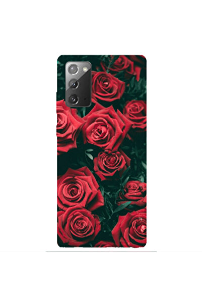Other Samsung Note 20 Red Roses Transparent Silicone TPU Θήκη