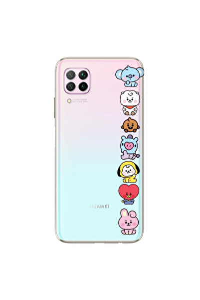 Other Huawei P40 Lite Lovely animals Transparent Silicone TPU Θήκη