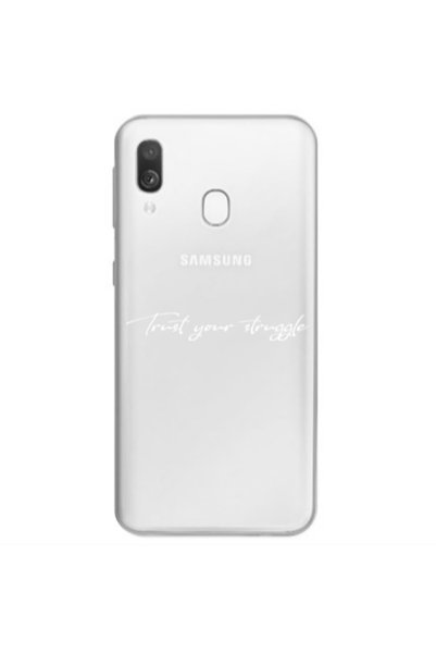 Other Samsung A40 Trust your struggle Transparent Silicone TPU Θήκη